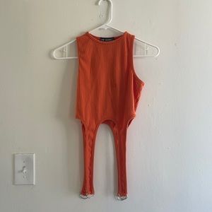 NWT Missguided x Kehlani Orange Top